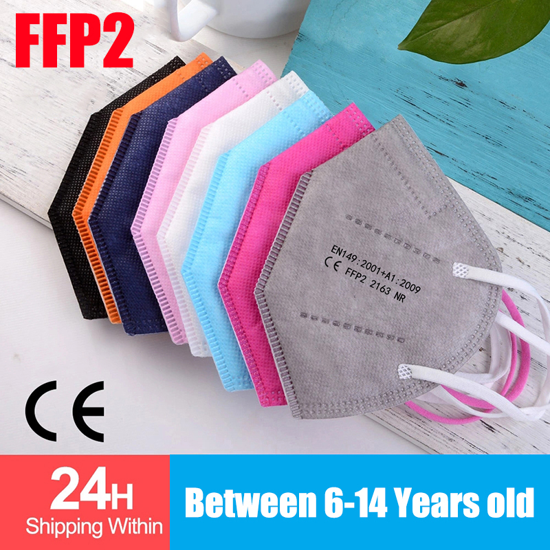 100pcs Kids mascarillas fpp2 B - Disposable Surgical Mask 评论和价格