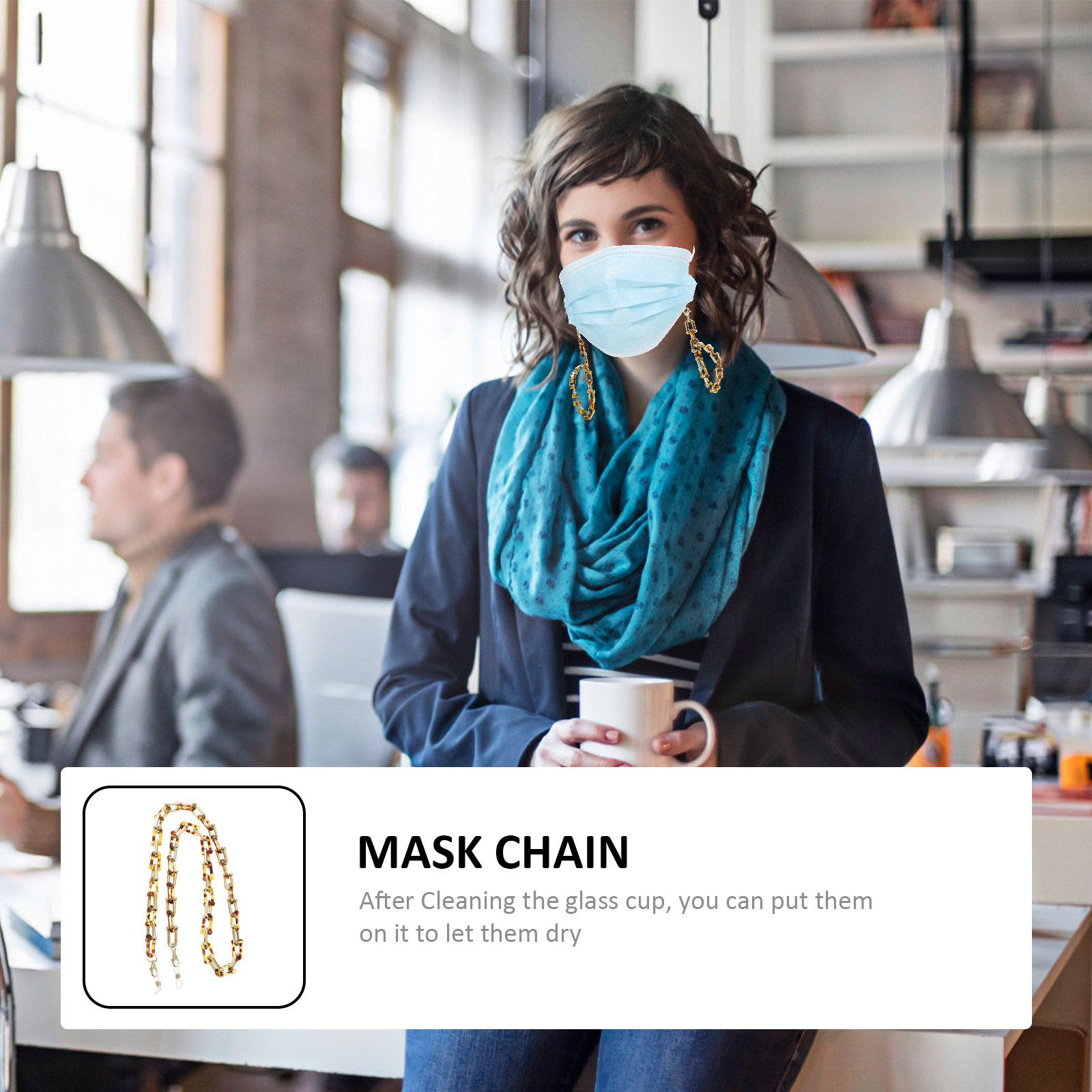 Premium Horsehoof Resin Mask C - Mask Chain Holder 评论和价格