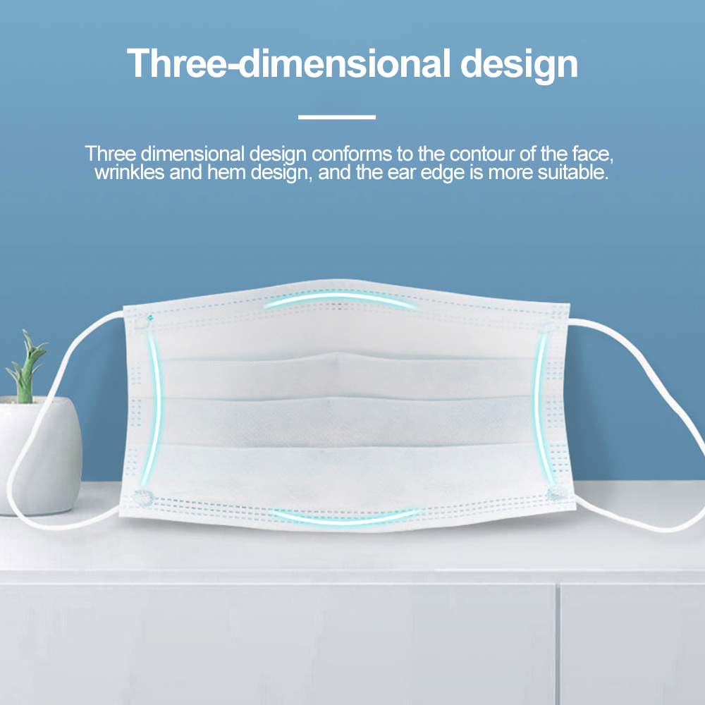 Mouth Masks 3-layer Anti-Dust  - Disposable Surgical Mask 评论和价格