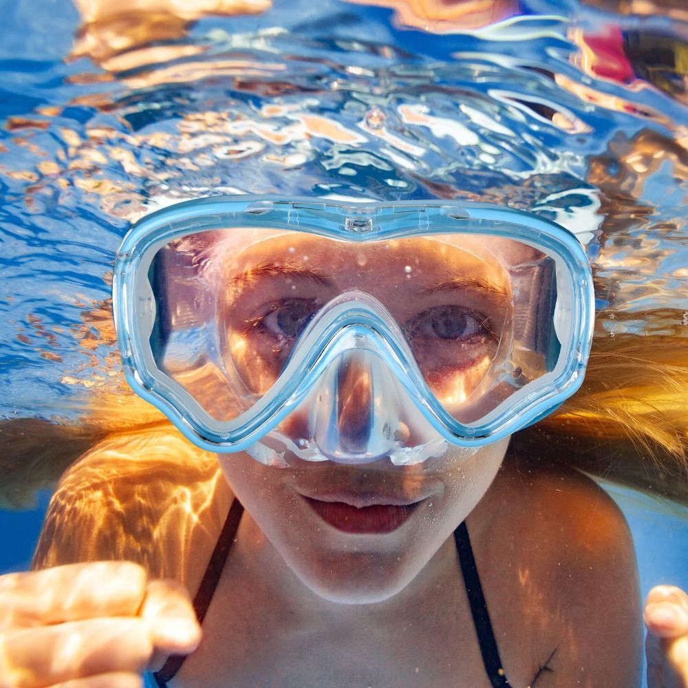 Unisex PC Glass Kids Swim Gogg - Anti Pollution Mask 评论和价格