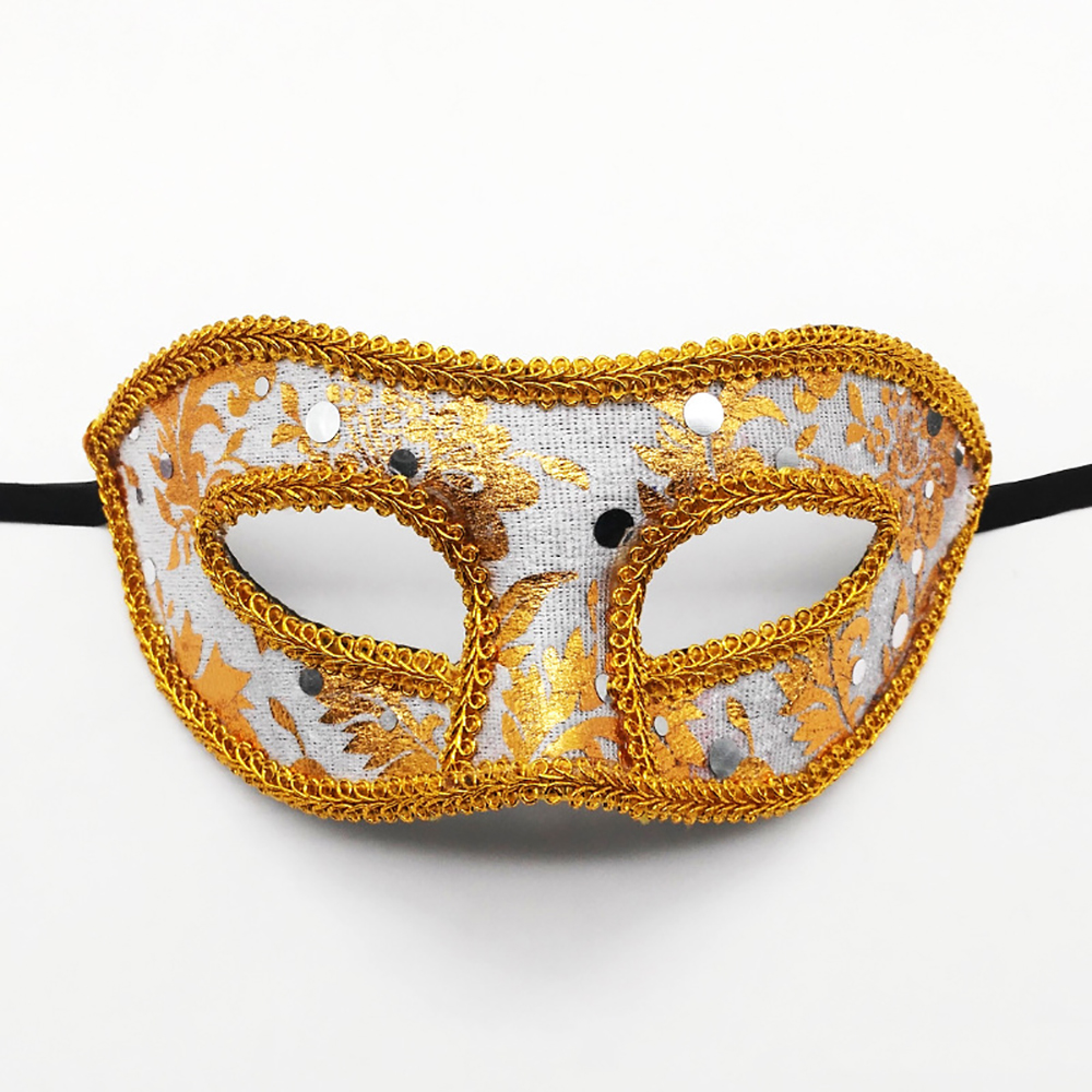 Men Mardi Gras Carnival Mask V - Respirator Half Face 评论和价格