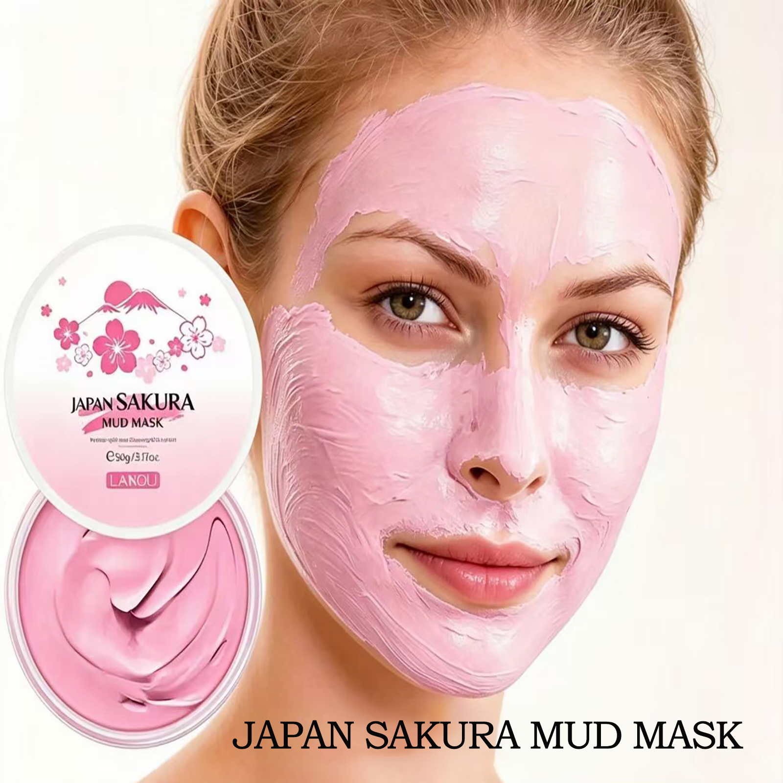 LAIKOU Sakura Clay Mask 25g 90 - Dust Mask Construction 评论和价格