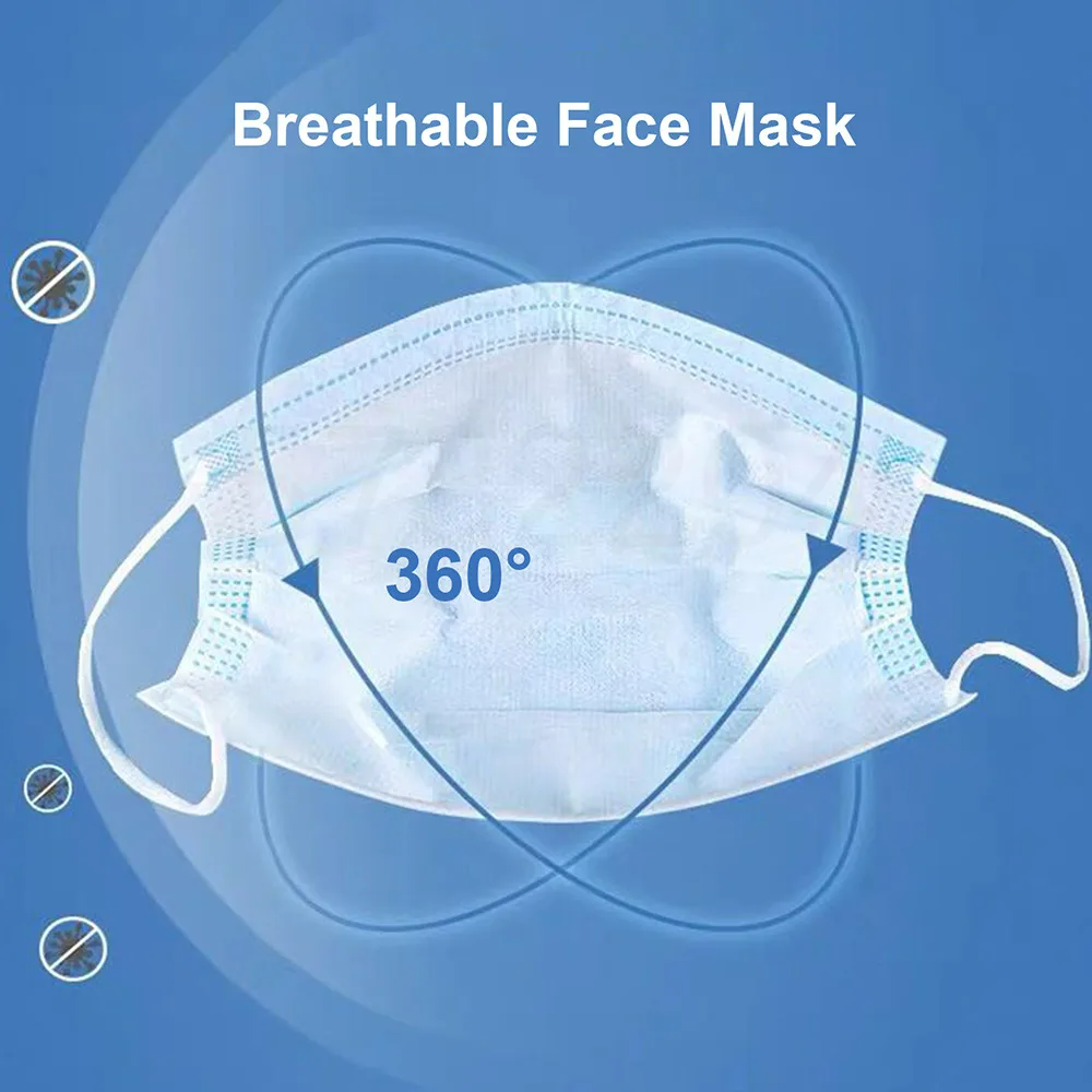 100/200pcs Nipah Virus Persona - Disposable Surgical Mask 评论和价格