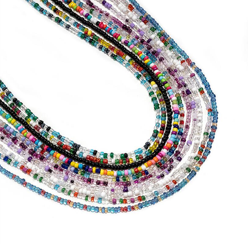 【F】 Colorful Rice Bead Glasses - Mask Chain Holder 评论和价格