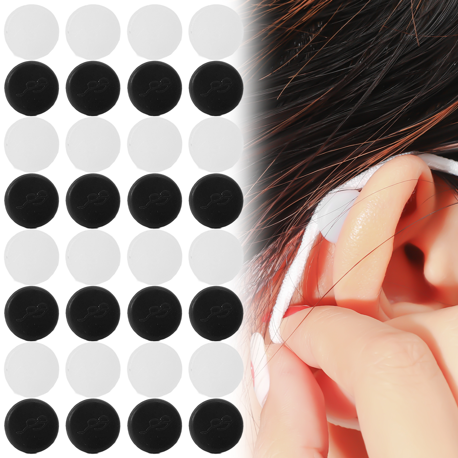 New Round Eyeglasses Mask Ear  - Silicone Mask Bracket 评论和价格