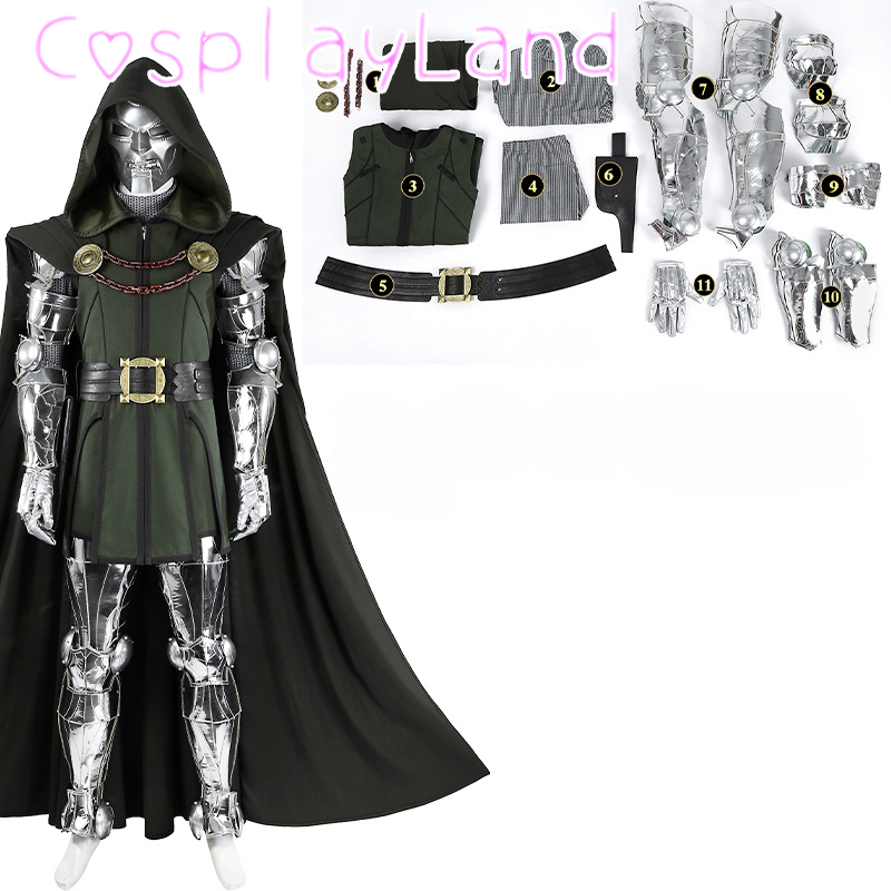 Black Doom Cosplay Costume Adu - Black Face Mask Pack 评论和价格