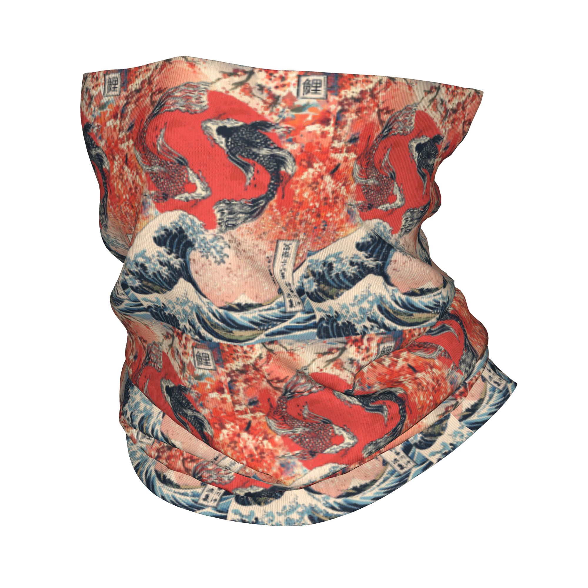 Koi Fish and Great Wave off Ka - Sports Mask Breathable 评论和价格