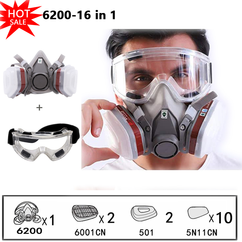 6200 Chemical Half Face Dustpr - Dust Mask Construction 评论和价格