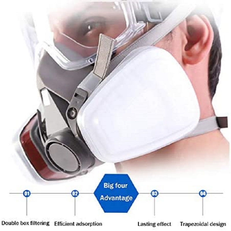6200 Chemical Half Face Dustpr - Dust Mask Construction 评论和价格