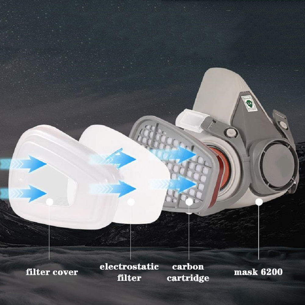 6200 Chemical Half Face Dustpr - Dust Mask Construction 评论和价格