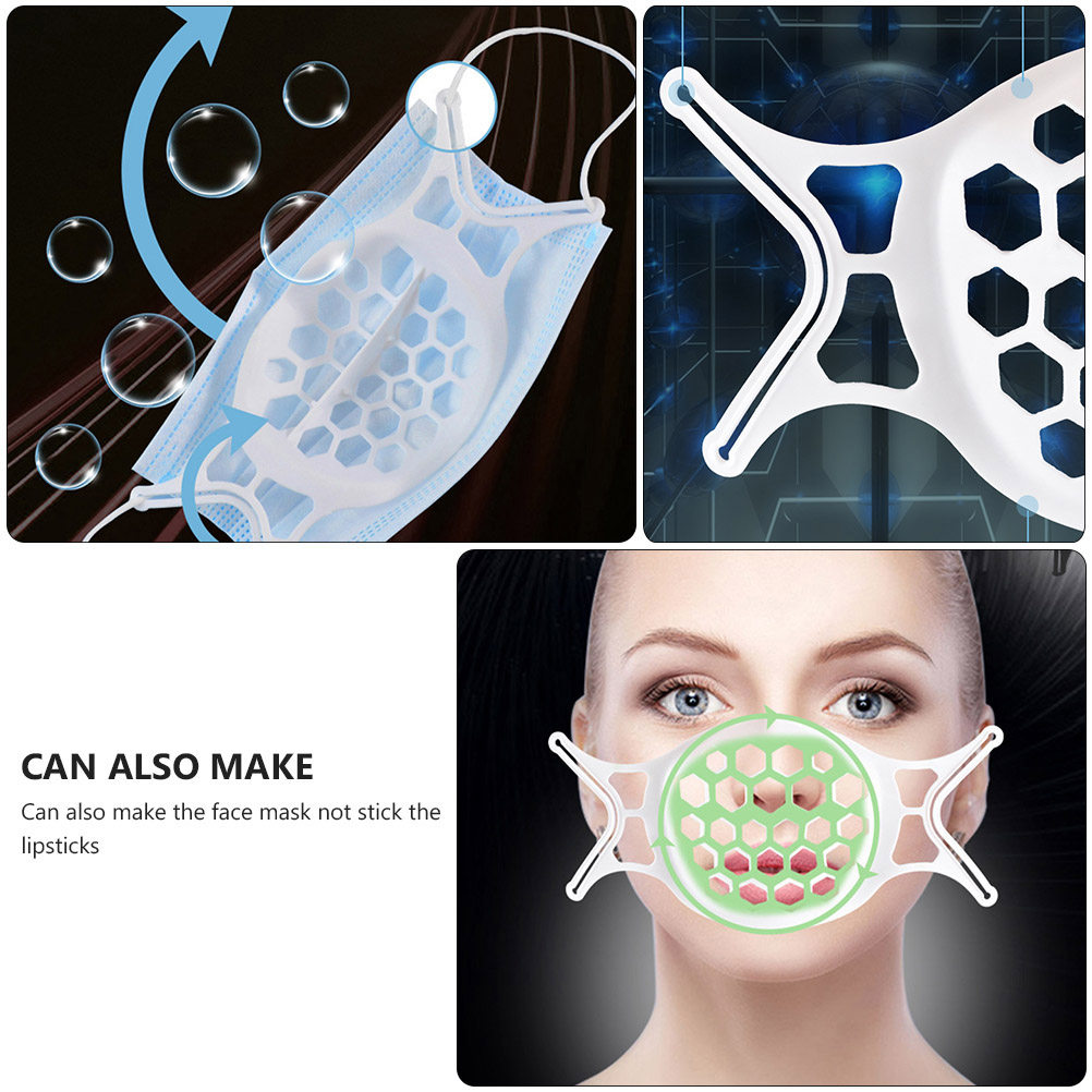 4Pcs Soft Flexible Silicone Ma - Silicone Mask Bracket 评论和价格