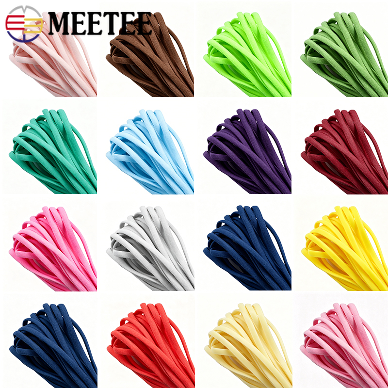 20/30M 3mm 5mm Elastic Cord Ro - Mask Lanyard Adjustable 评论和价格