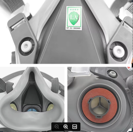 M 6100=S/ 6200=M/ 6300 =L resp - Dust Mask Construction 评论和价格