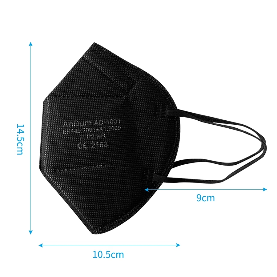 10PCS FFP2 Mask CE Approved Fi - Anti Pollution Mask 评论和价格