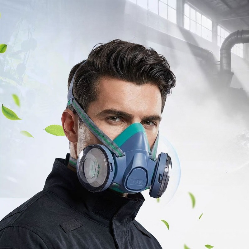 Dual Filter Silicone Half Face - Kn95 Respirator Mask 评论和价格
