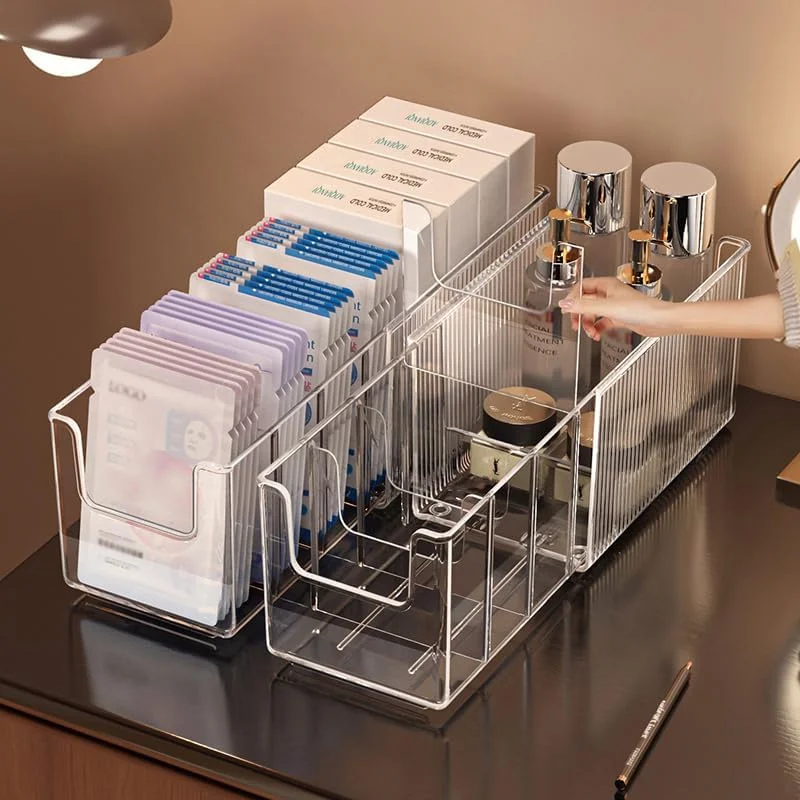 Extendable Acrylic Makeup Orga - Face Mask Storage Box 评论和价格