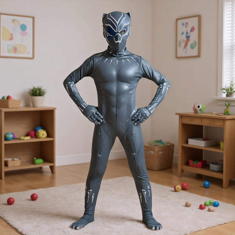3-12Y Boy's Black leopard Cost - Black Face Mask Pack 评论和价格