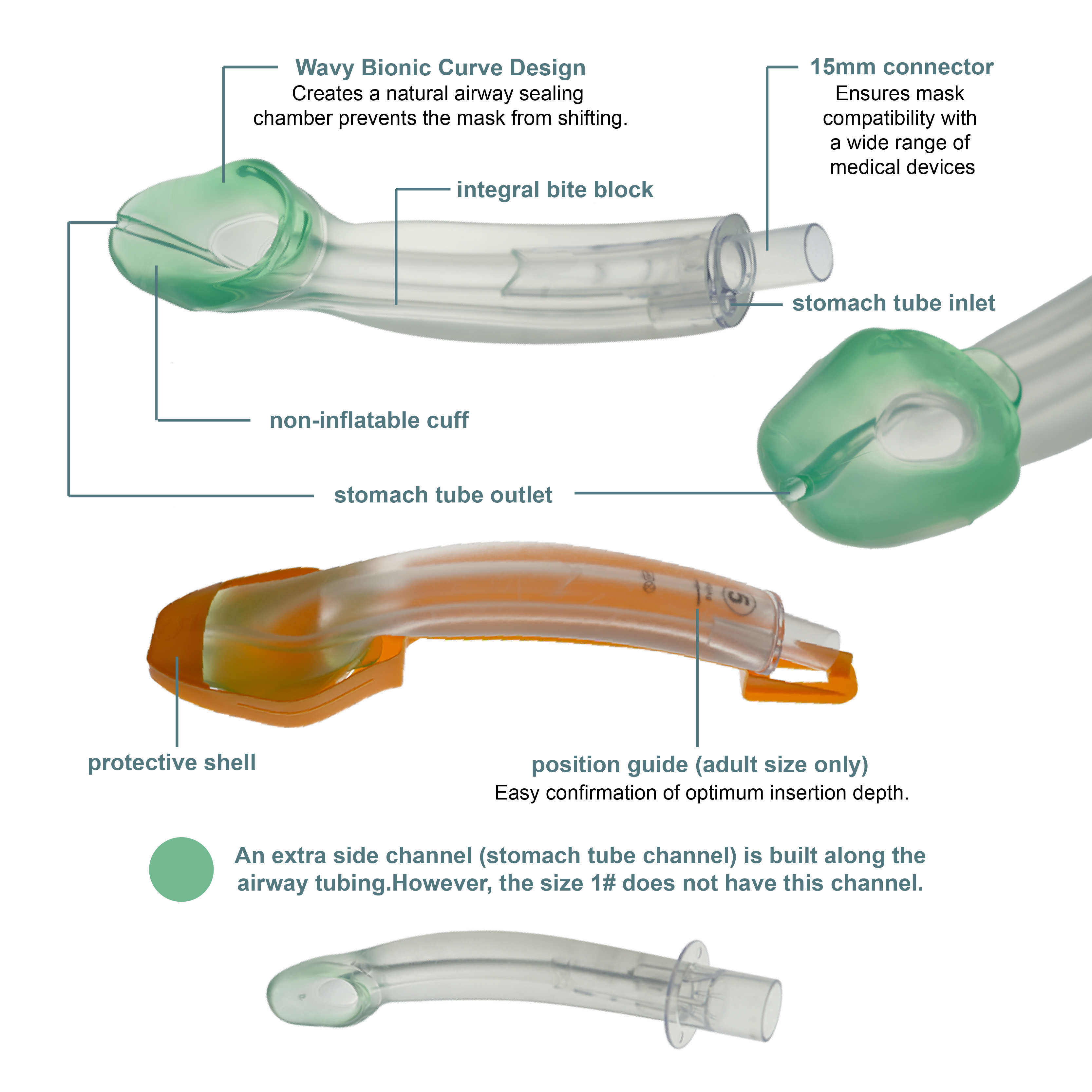 Non-inflatable Laryngeal Mask  - Disposable Surgical Mask 评论和价格