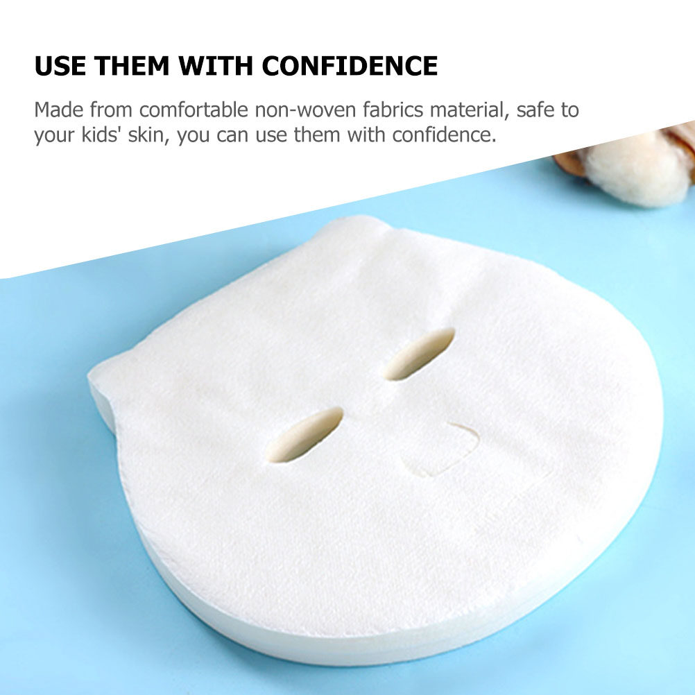100pcs Baby Mask Paper Facial  - Kids Face Mask 评论和价格