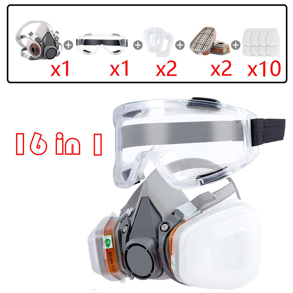 Gas Mask 6200 Set Vehicle Pain - Face Mask Storage Box 评论和价格